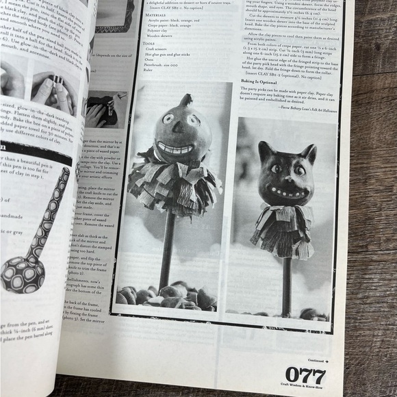 Craft Wisdom & Know-How HUGE 14X10 softcover book Instructions for many crafts - Picture 16 of 16